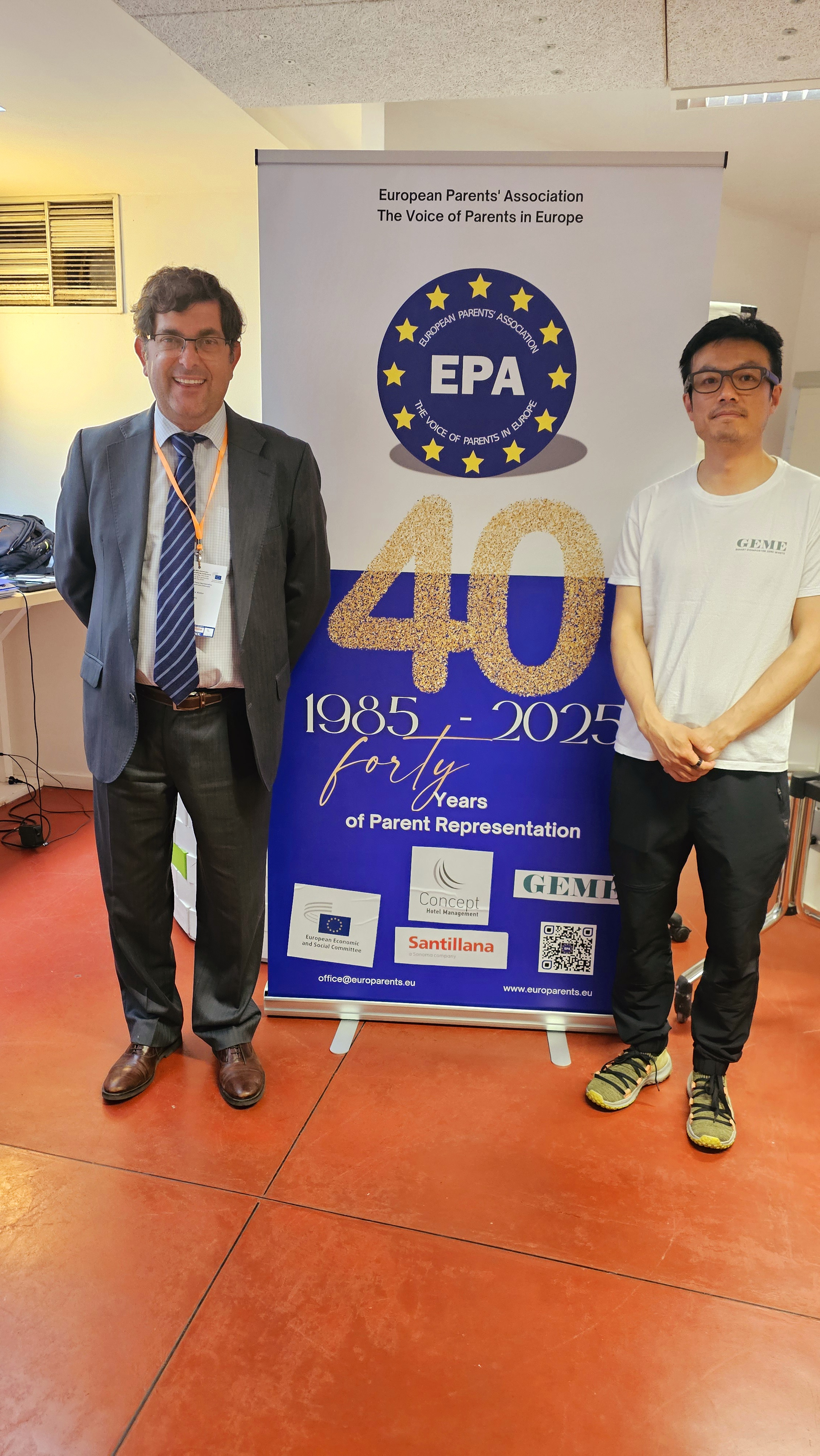 Alex Yun represents our company at the EPA 40th anniversary conference